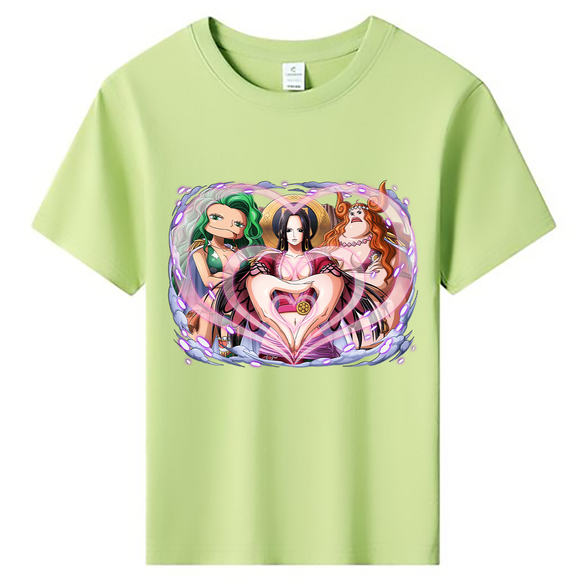 ワンピース ボア・ハンコック ONE PIECE Boa·Hancock 綿100％キッズTシャツ（フロントプリント）
